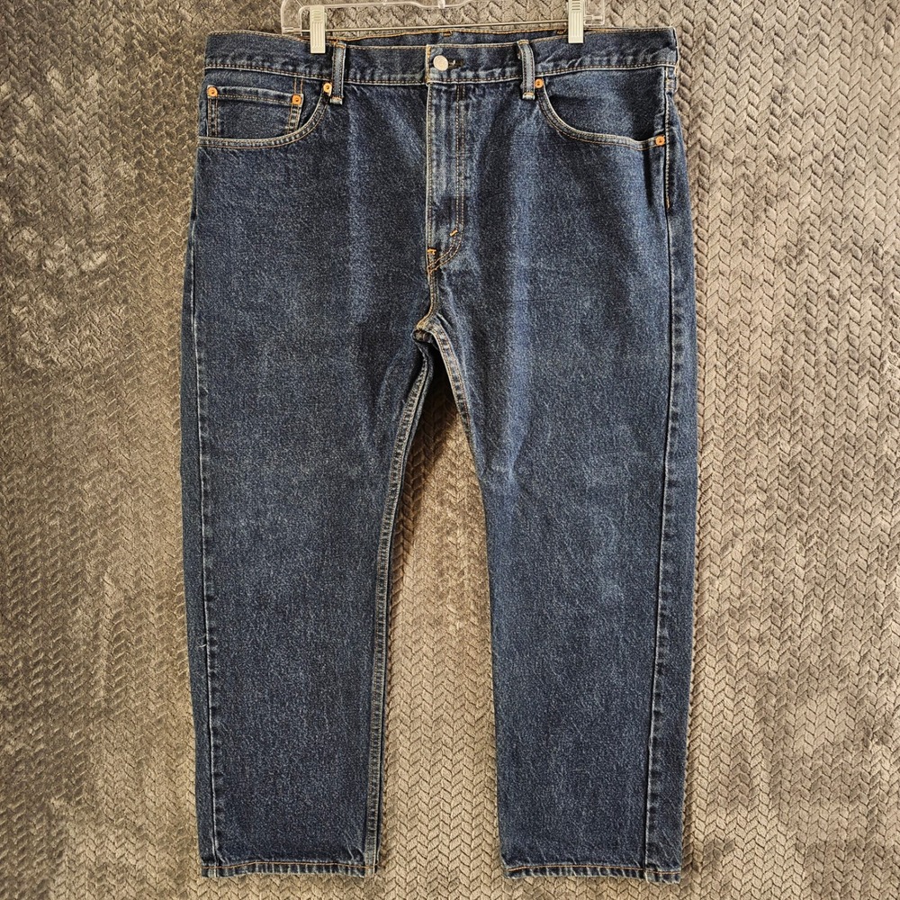 Levi's 505‎ Regular Fit Dark Wash Denim Jeans Men's Size 40 x 29